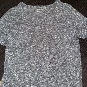 American Eagle Outfitters Charcoal Knit Top